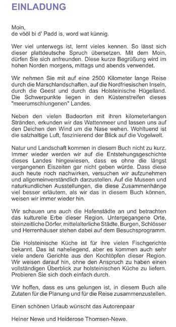 Mit dem Wohnmobil  nach Schleswig-Holstein und Hamburg