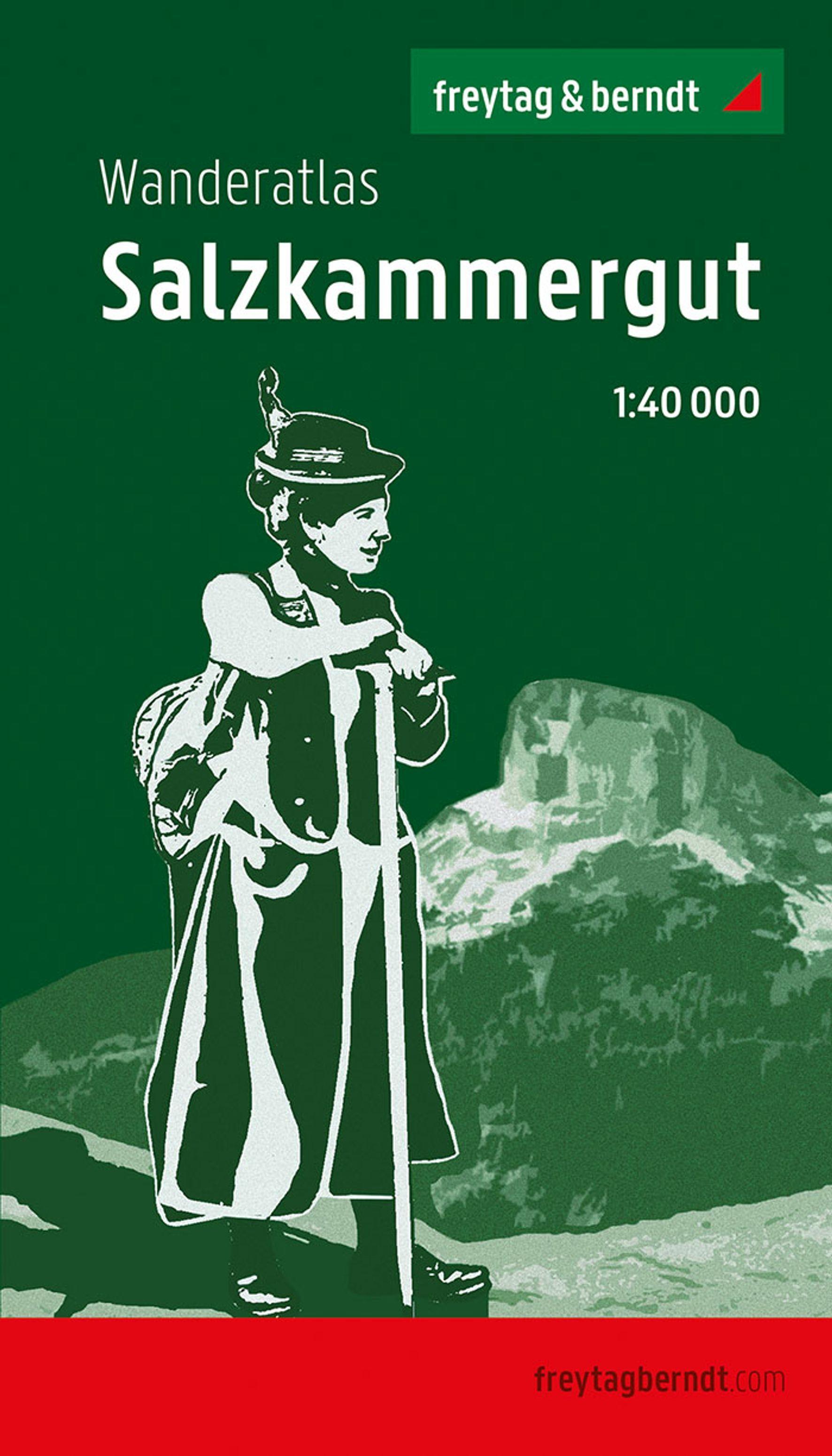 freytag & berndt Wanderatlas Salzkammergut, 1:40.000