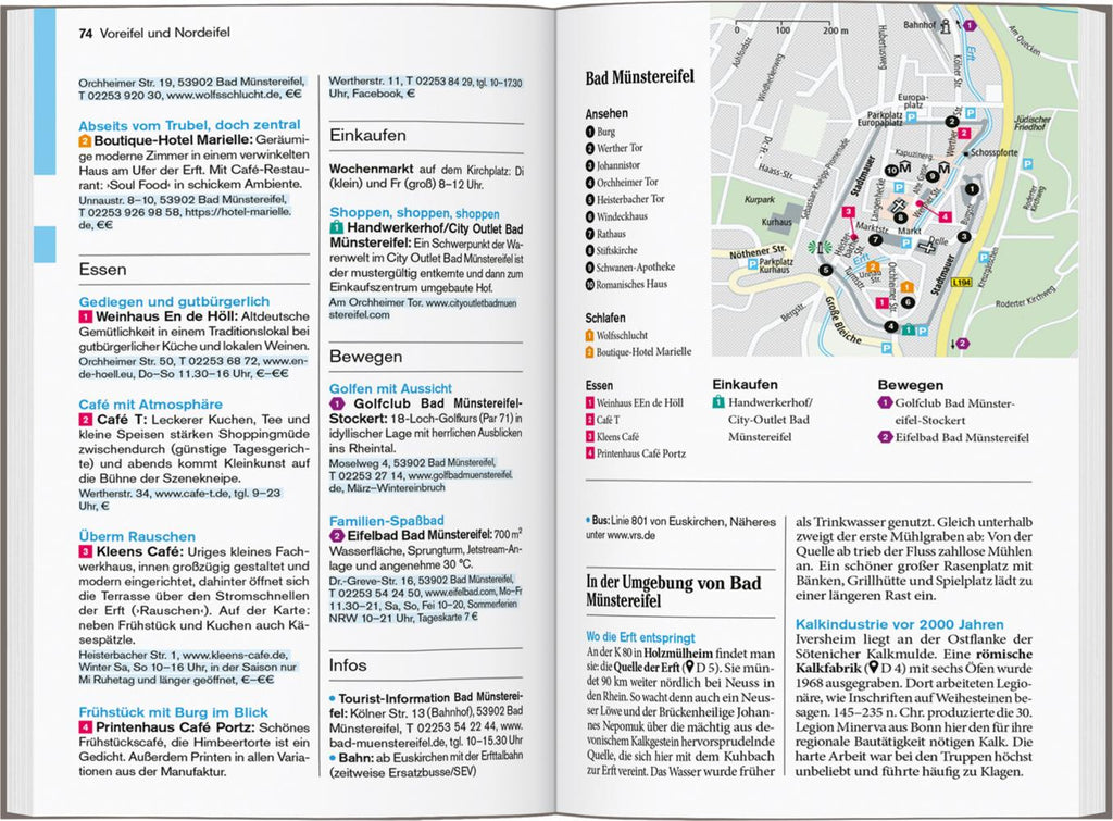 DUMONT Reise-Taschenbuch Reiseführer Eifel, Aachen, Trier