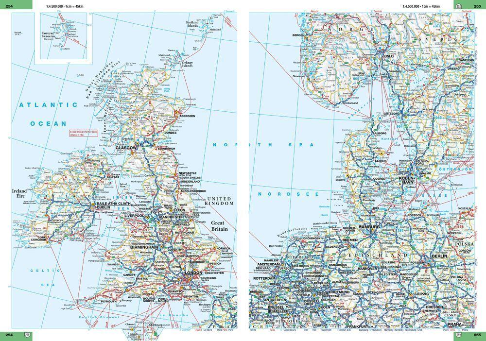 ADAC Reiseatlas 2026/2027 Deutschland 1:200.000, Europa 1:4,5 Mio.
