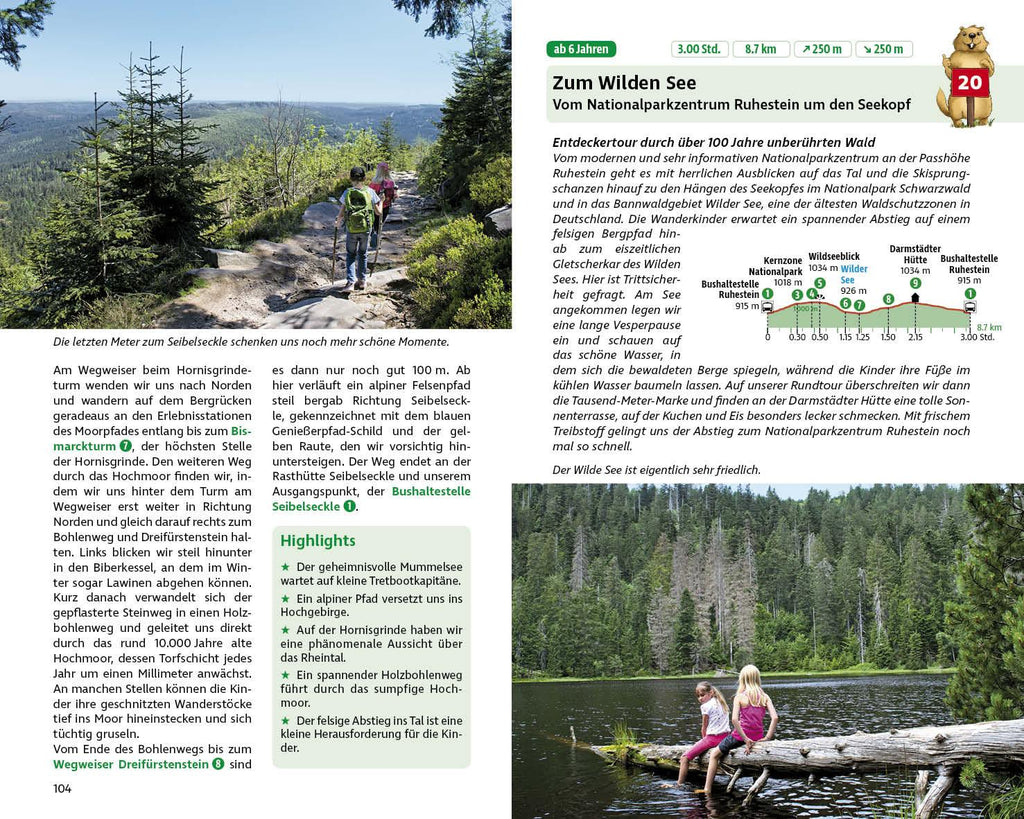 ErlebnisWandern mit Kindern Schwarzwald Nord