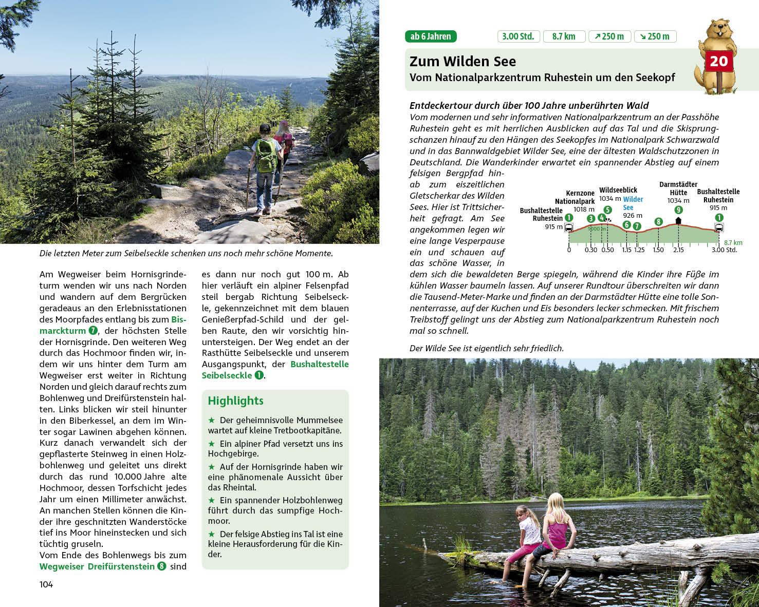 ErlebnisWandern mit Kindern Schwarzwald Nord