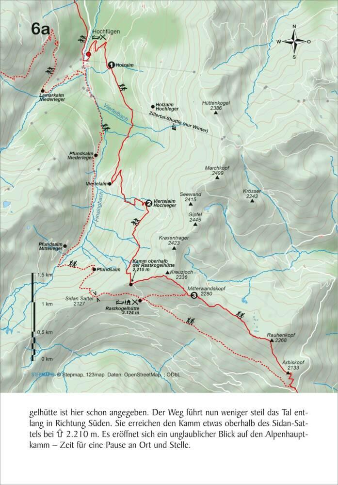 Tegernsee - Sterzing über die Alpen in 8 Etappen