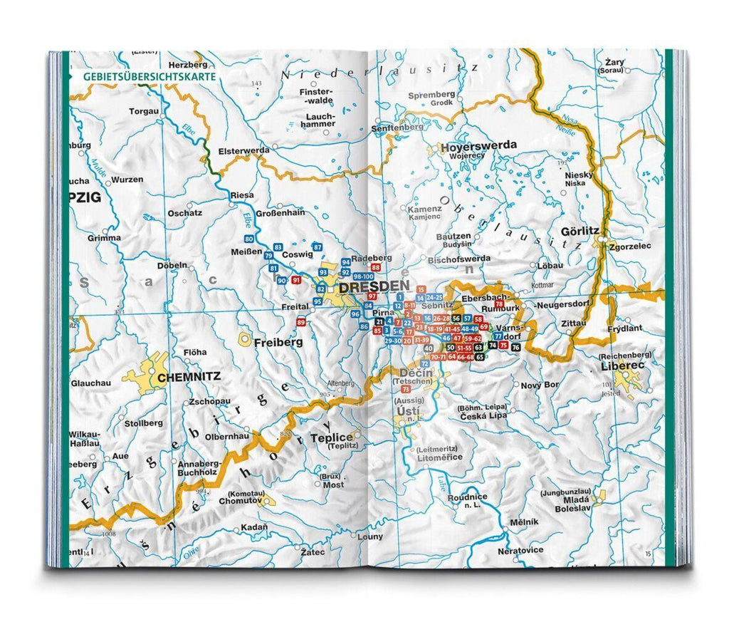 KOMPASS Wanderlust Elbsandsteingebirge und bei Dresden
