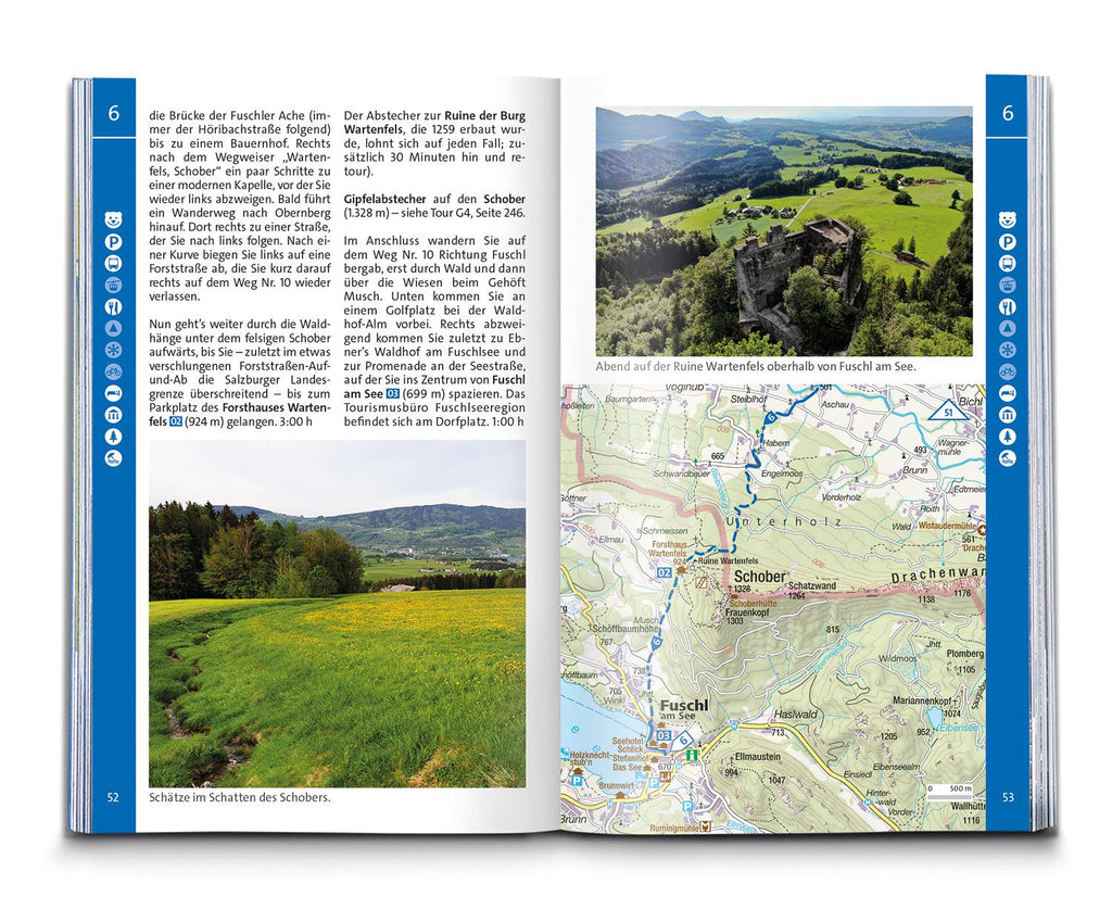 KOMPASS Wanderführer Salzkammergut BergeSeen Trail, 61 Touren mit Extra-Tourenkarte