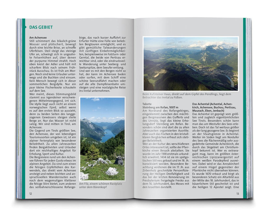 KOMPASS Wanderführer Achensee, Karwendel, Brandenberger Alpen, Rofan, 55 Touren mit Extra-Tourenkarte