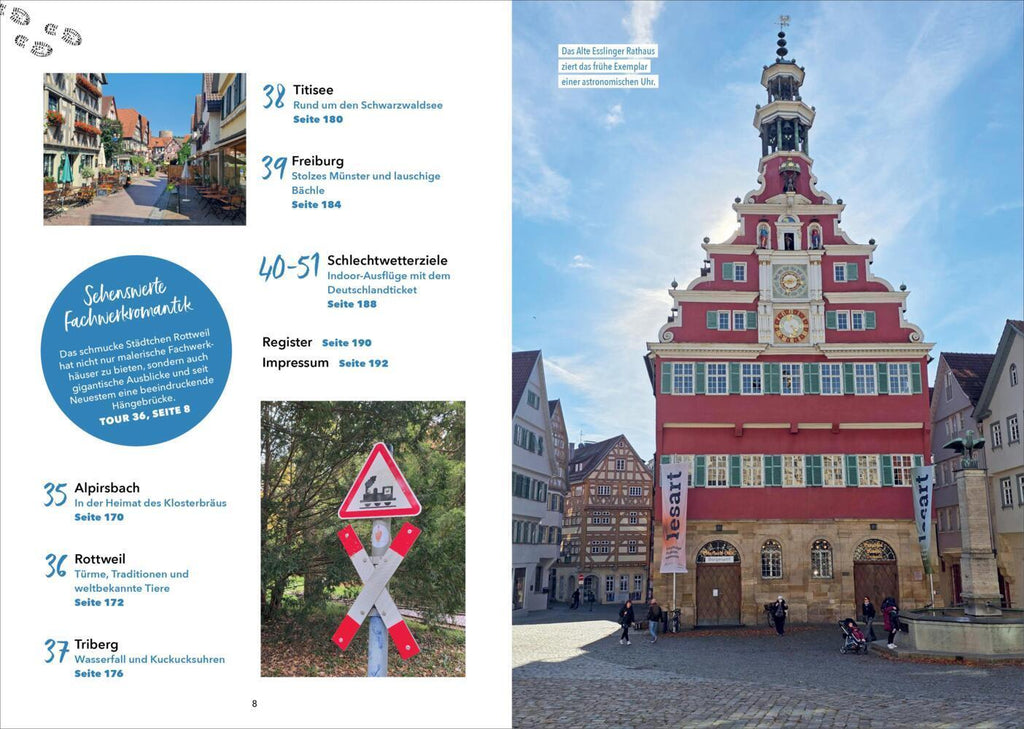 Kleine Auszeiten mit der Bahn in Baden-Württemberg