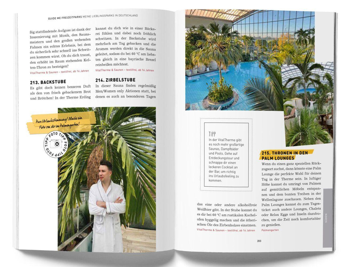 GuideMe Reiseführer \"Die 30 besten Freizeitparks Deutschlands inkl. Wasserparks & Thermen\"