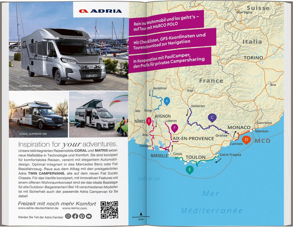 MARCO POLO Camper Guide Provence & Côte d`Azur