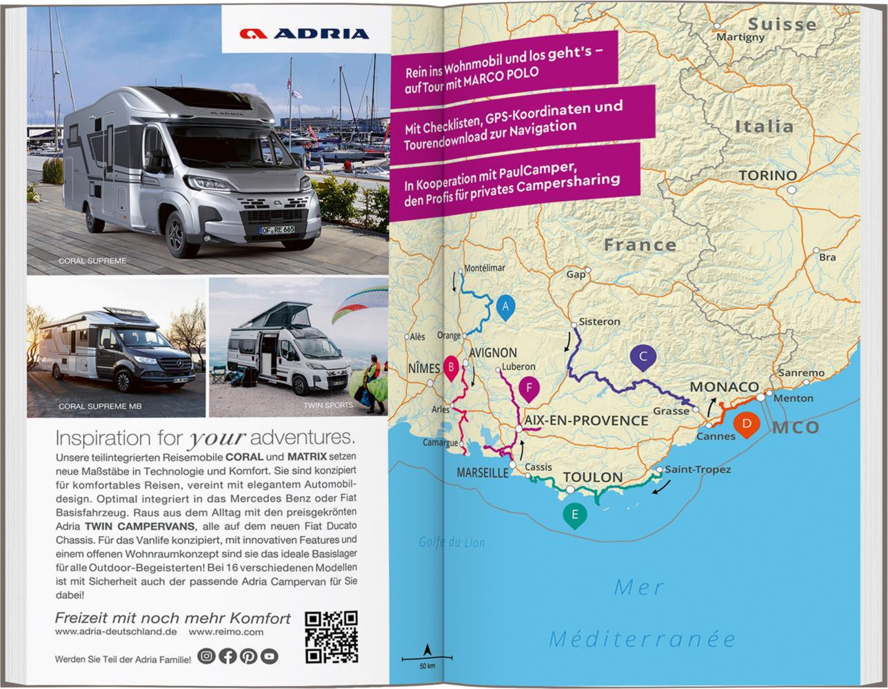 MARCO POLO Camper Guide Provence & Côte d`Azur