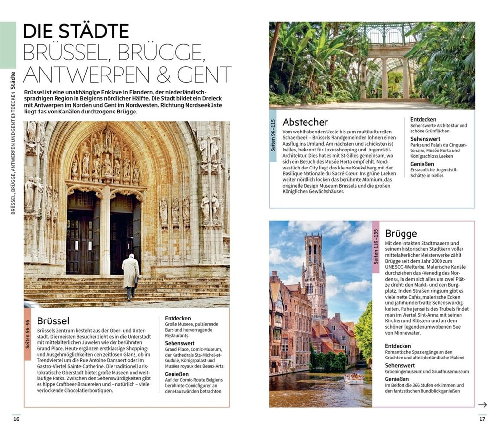 Vis-à-Vis Reiseführer Brüssel, Brügge, Antwerpen und Gent