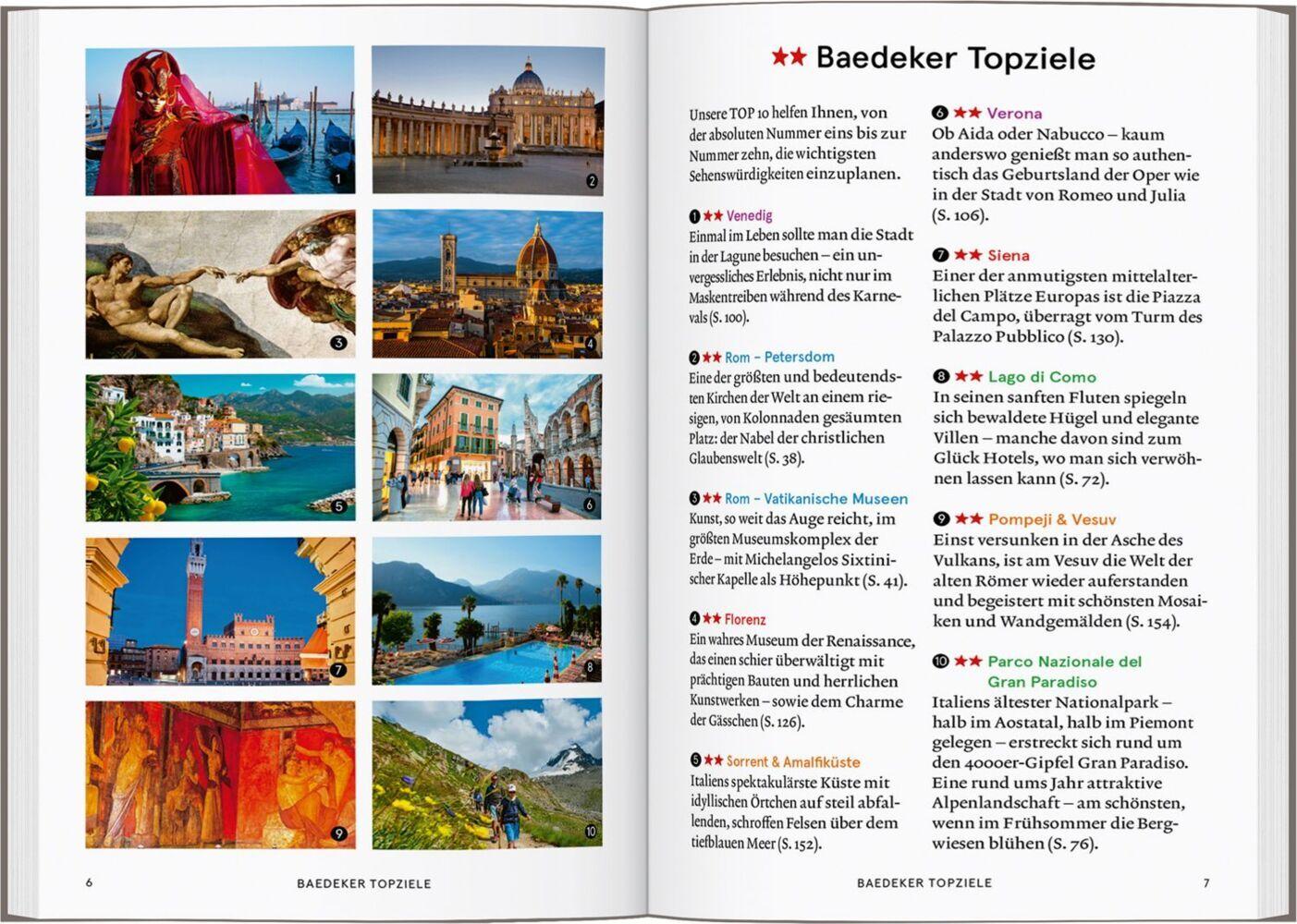 Baedeker SMART Reiseführer Italien