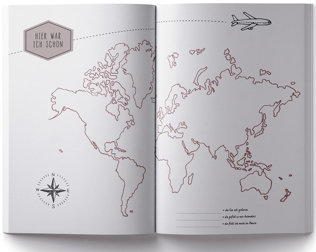 GuideMe Reisetagebuch Travel Memories \"Weltenbummler\"
