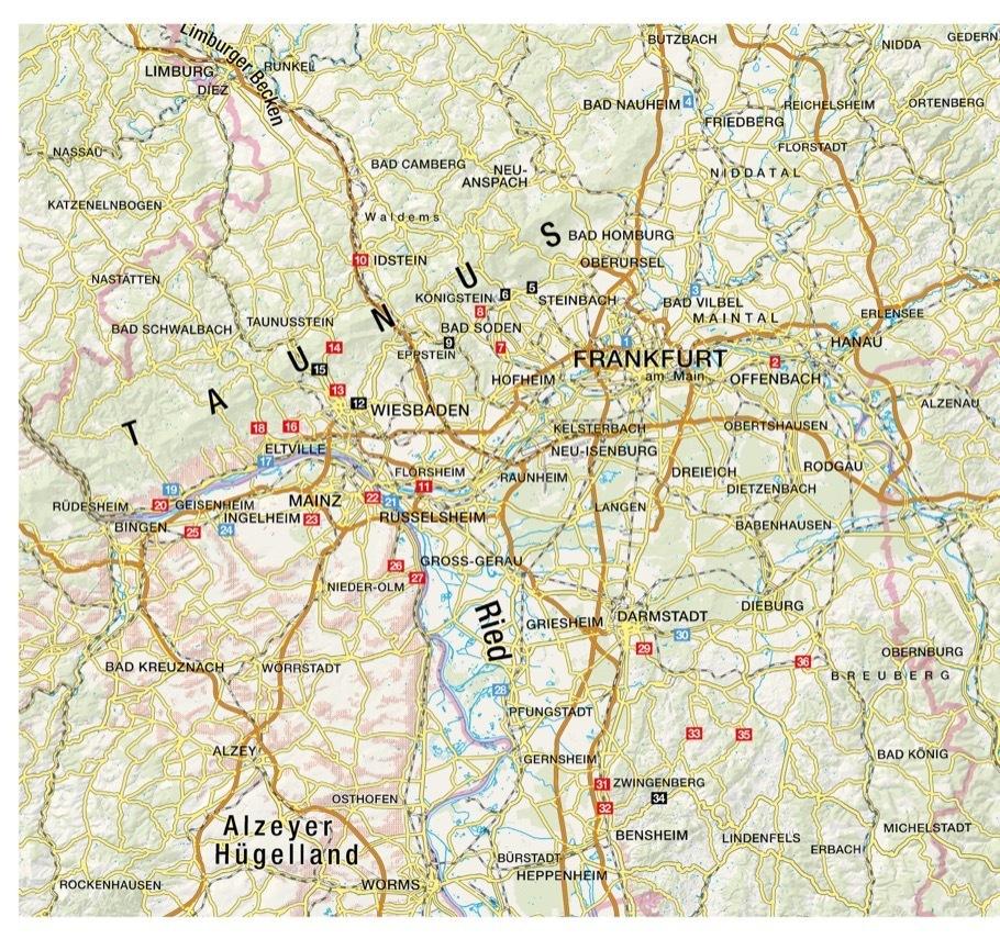 Wanderungen für Langschläfer Rhein-Main