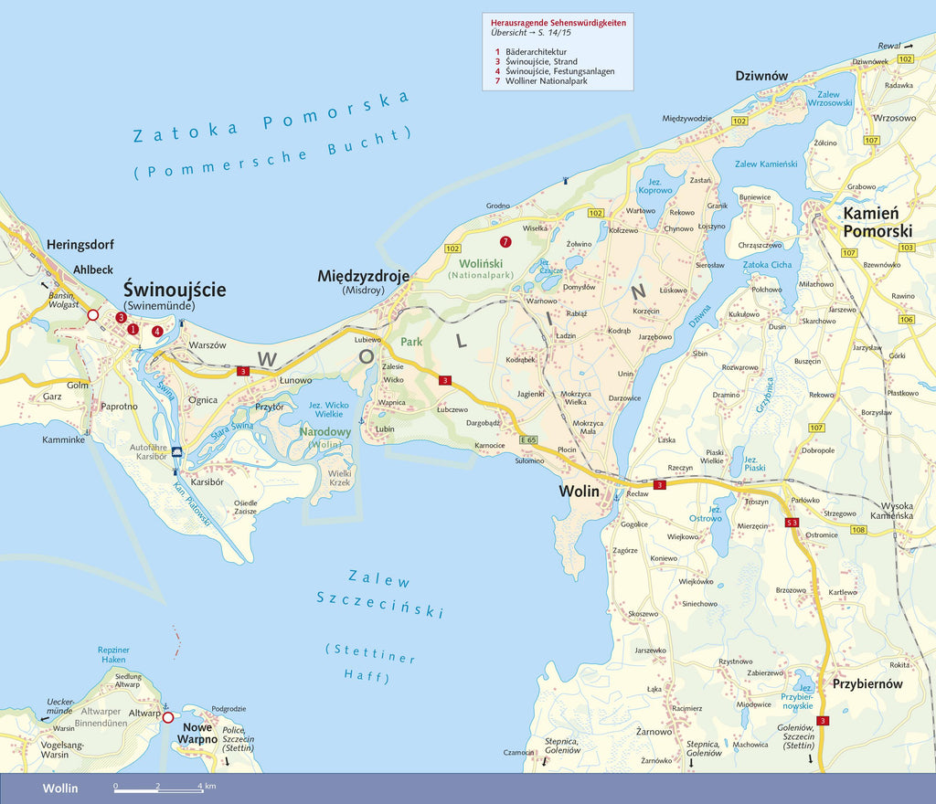 TRESCHER Reiseführer Usedom und Wollin