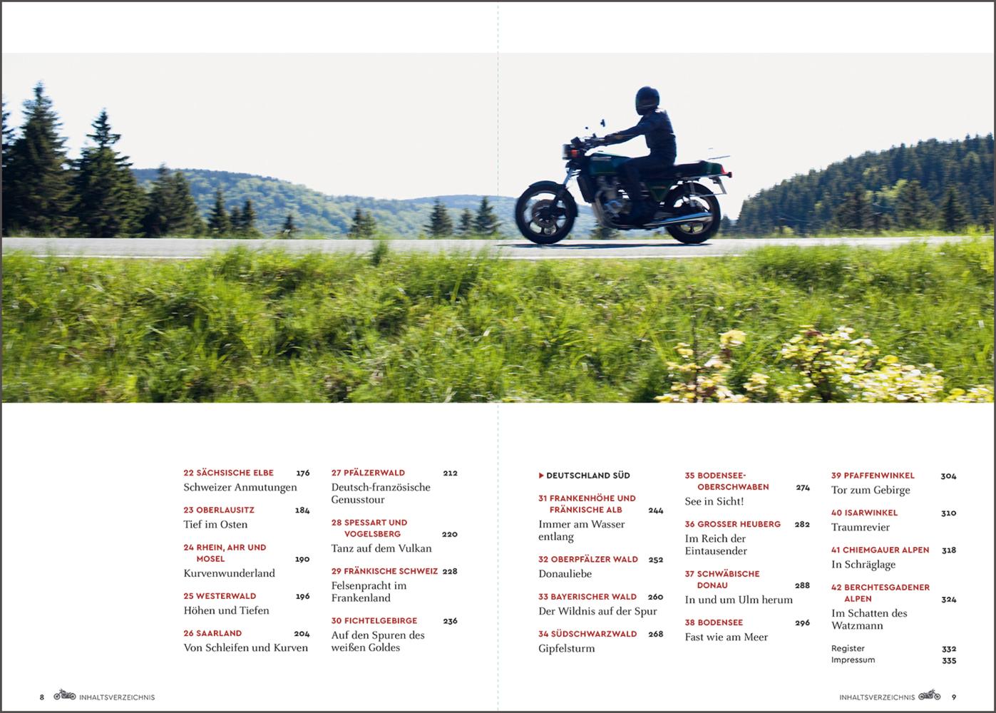 KUNTH Abgefahren, Unentdeckte Bikertouren in Deutschland