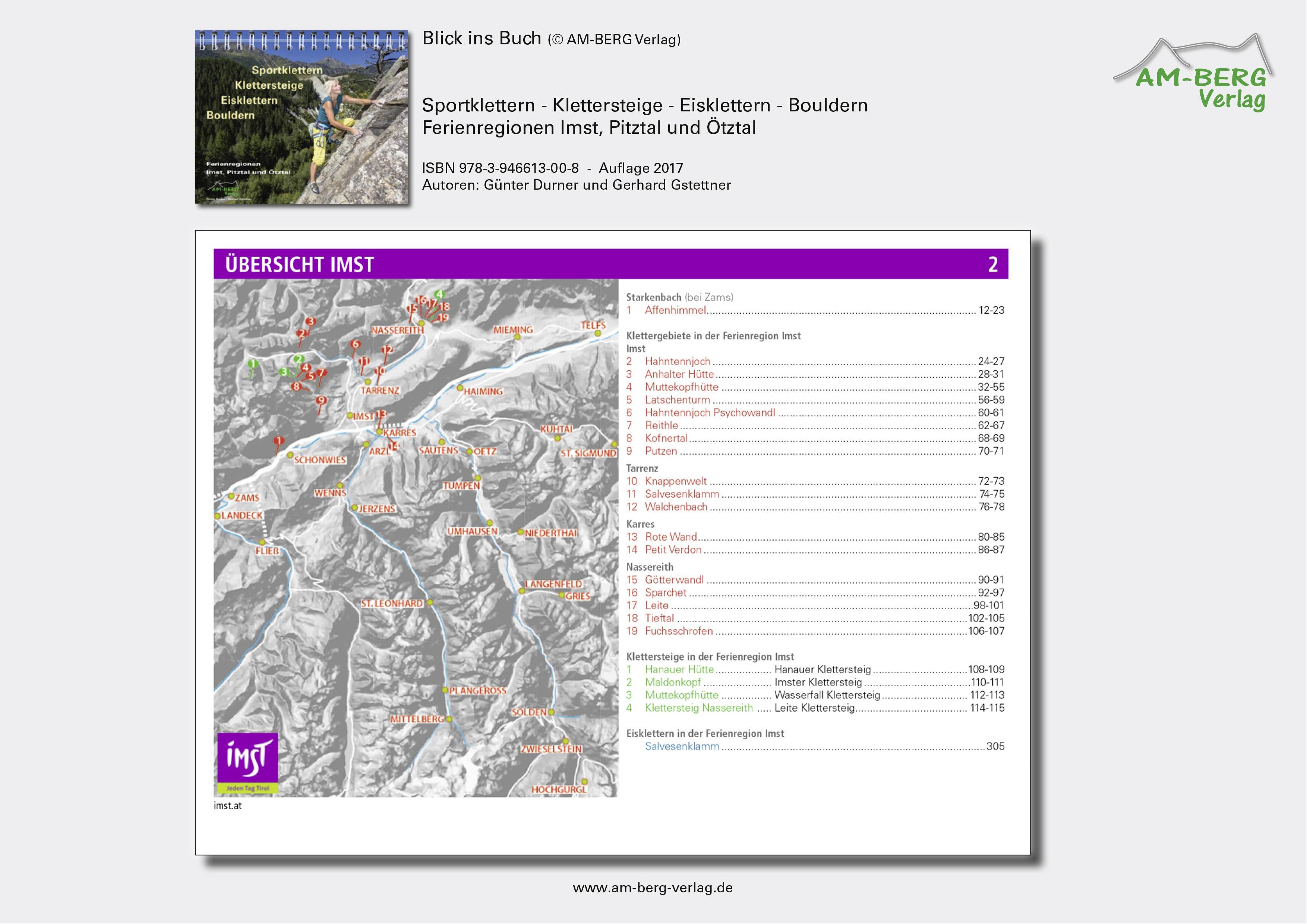 Sportklettern - Klettersteige - Eisklettern - Bouldern Ferienregionen Imst, Pitztal und Ötztal