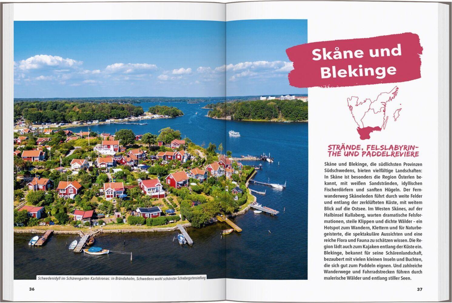 MARCO POLO OUTDOOR GUIDE Reiseführer Südschweden, Stockholm