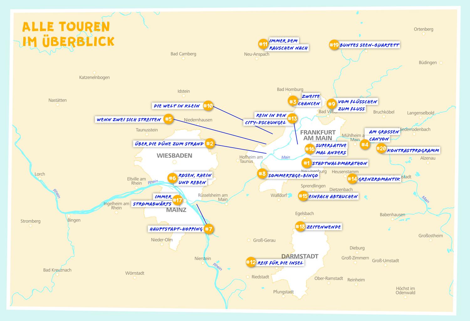 DUMONT Radelzeit in der Region Rhein-Main