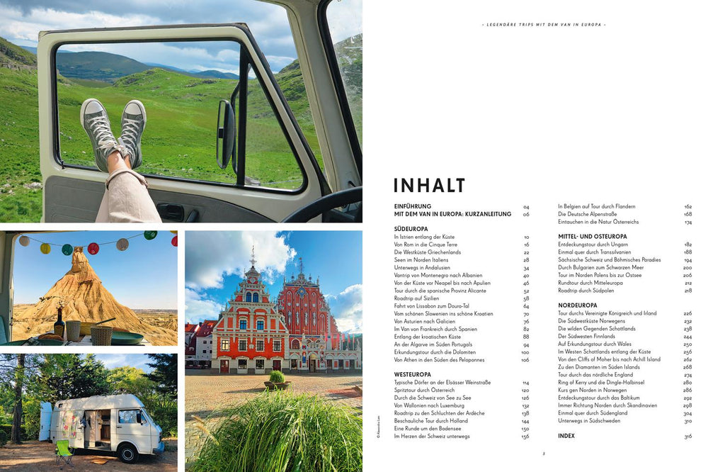 LONELY PLANET Bildband Legendäre Trips mit dem Van in Europa