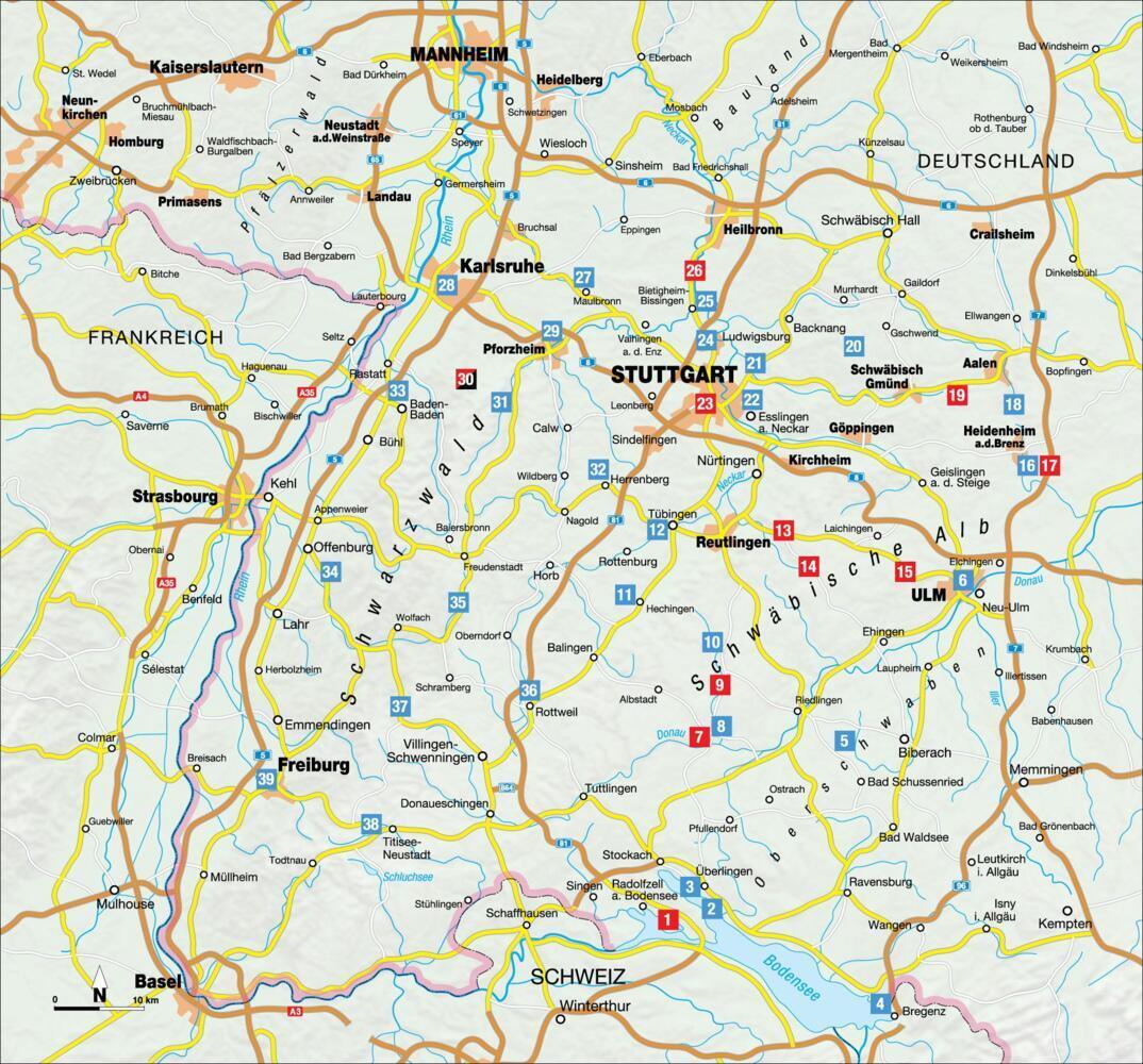 Kleine Auszeiten mit der Bahn in Baden-Württemberg