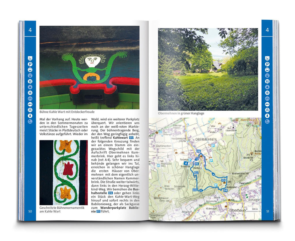 KOMPASS Wanderführer Naturpark Teutoburger Wald mit Wiehen- und Eggegebirge, 55 Touren mit Extra-Tourenkarte