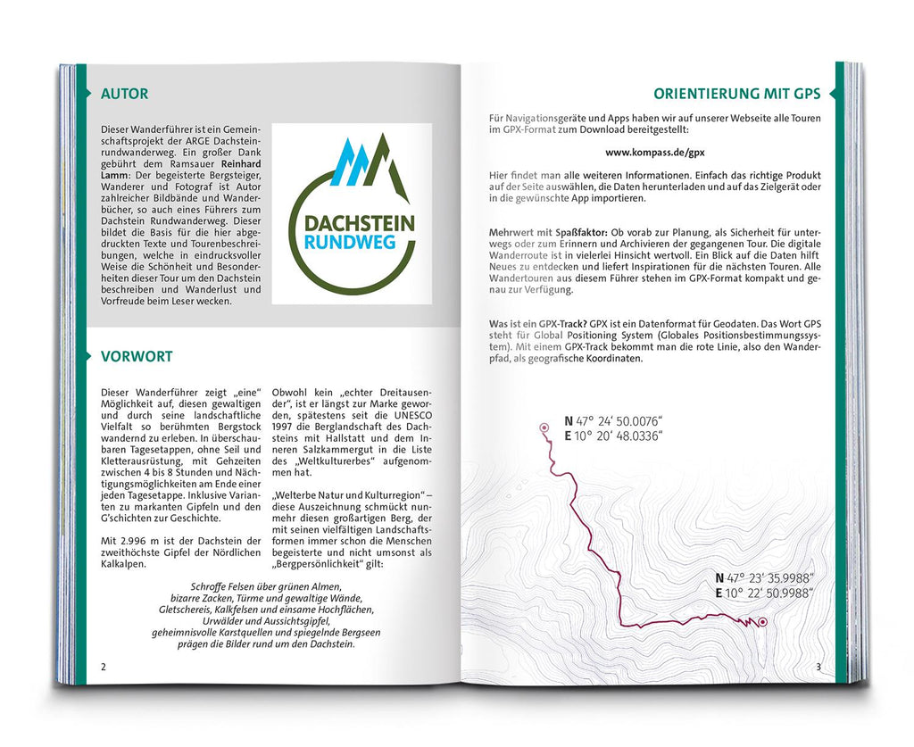 KOMPASS Wanderführer Dachstein-Rundwanderweg, 8 Etappen