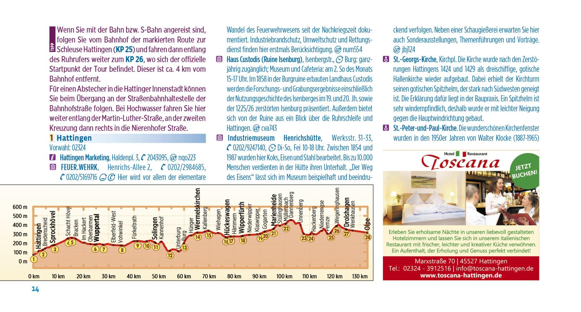 Bahntrassen- und Fluss-Radwege Bergisches Land