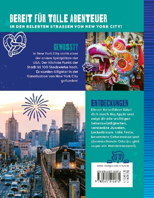 LONELY PLANET Kinderreiseführer Der Cityguide für Kids New York