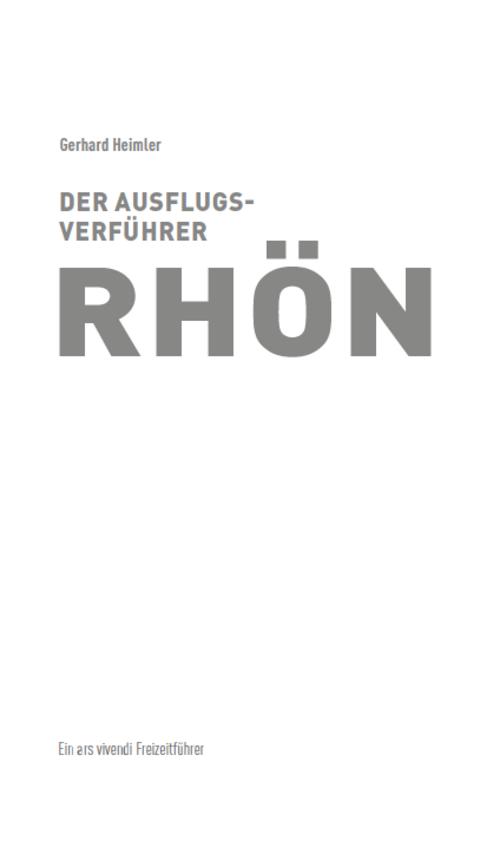 Ausflugsverführer Rhön
