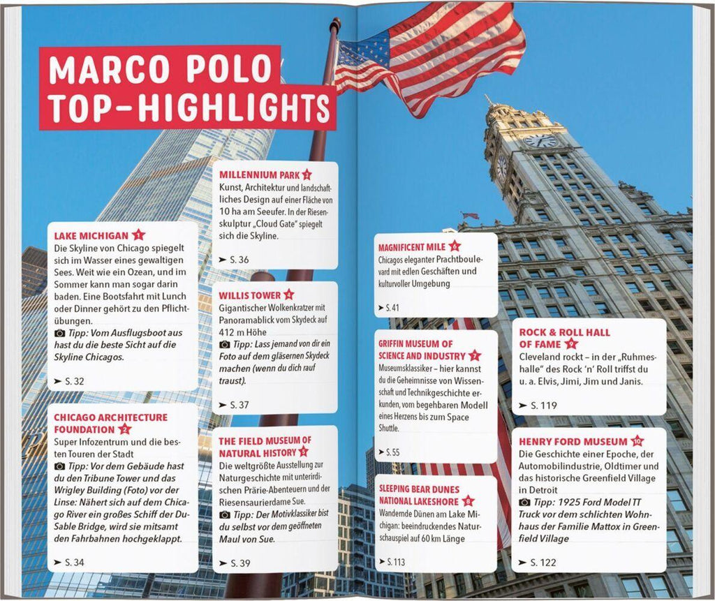 MARCO POLO Reiseführer Chicago und die Großen Seen