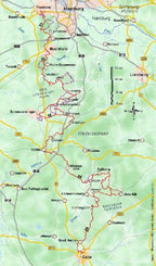 Heidschnuckenweg mit Heideschleifen