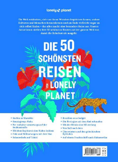 LONELY PLANET Bildband Die 50 schönsten Reisen von Lonely Planet