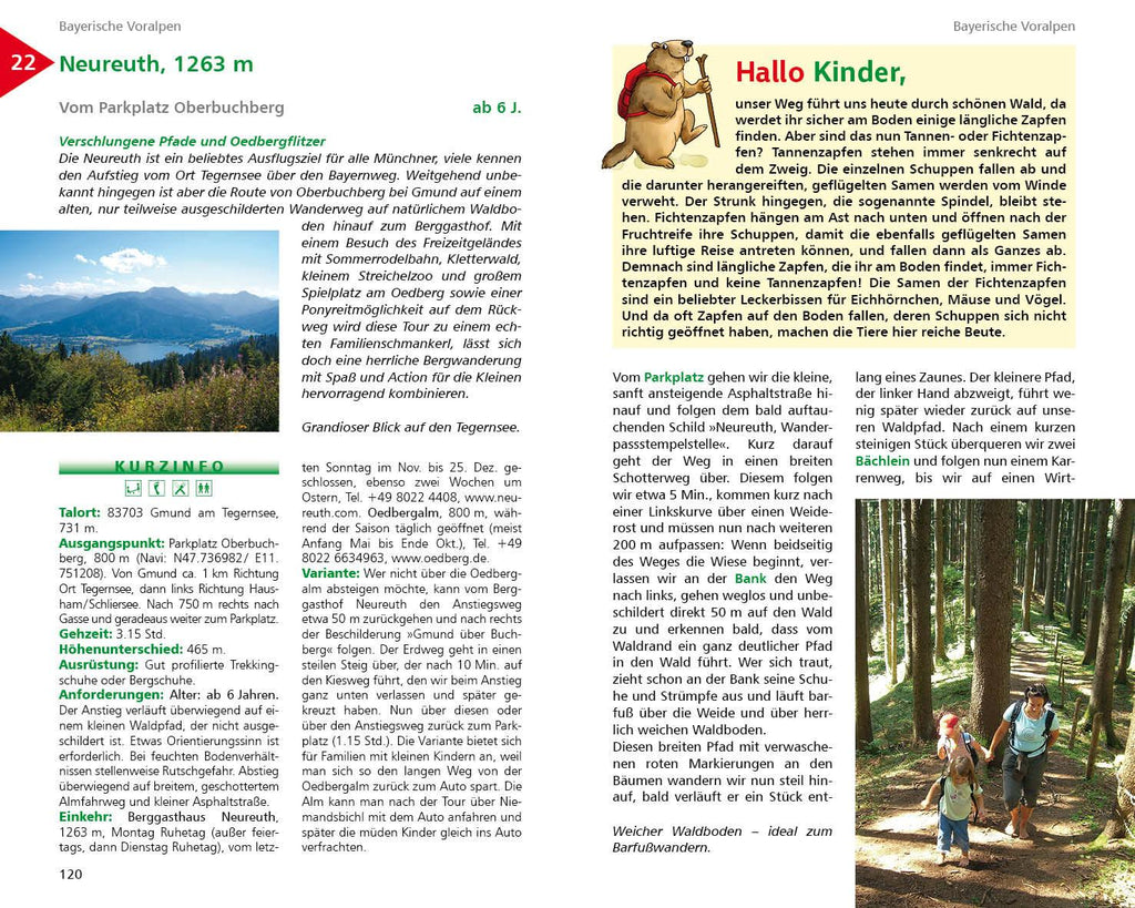 ErlebnisWandern mit Kindern Münchner Berge