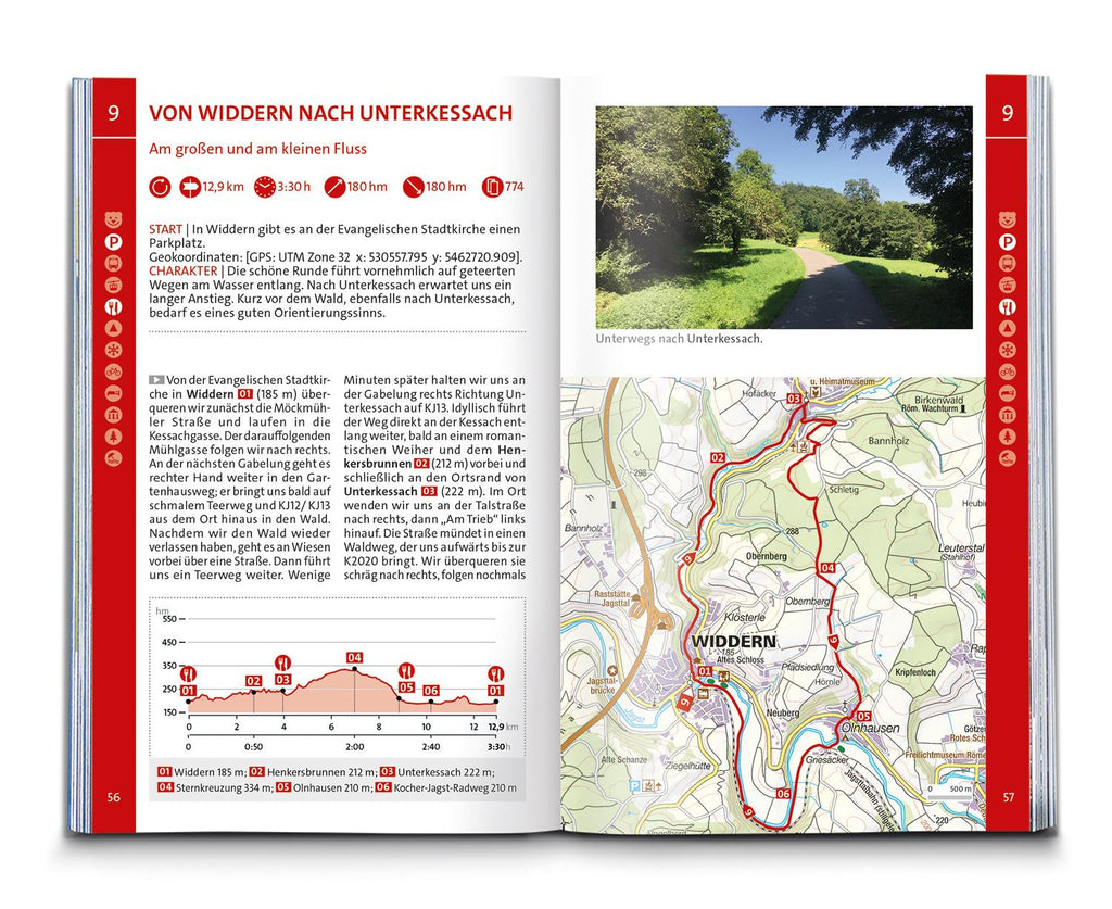 KOMPASS Wanderführer Hohenlohe, Mainhardter Wald, Löwensteiner und Ellwanger Berge, 55 Touren mit Extra-Tourenkarte