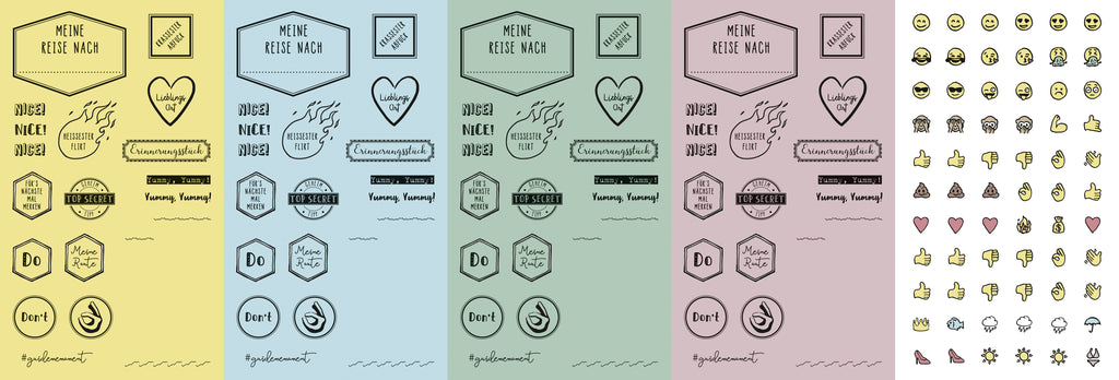 GuideMe Travel Diary \"Illustration\" - individuelles Reisetagebuch