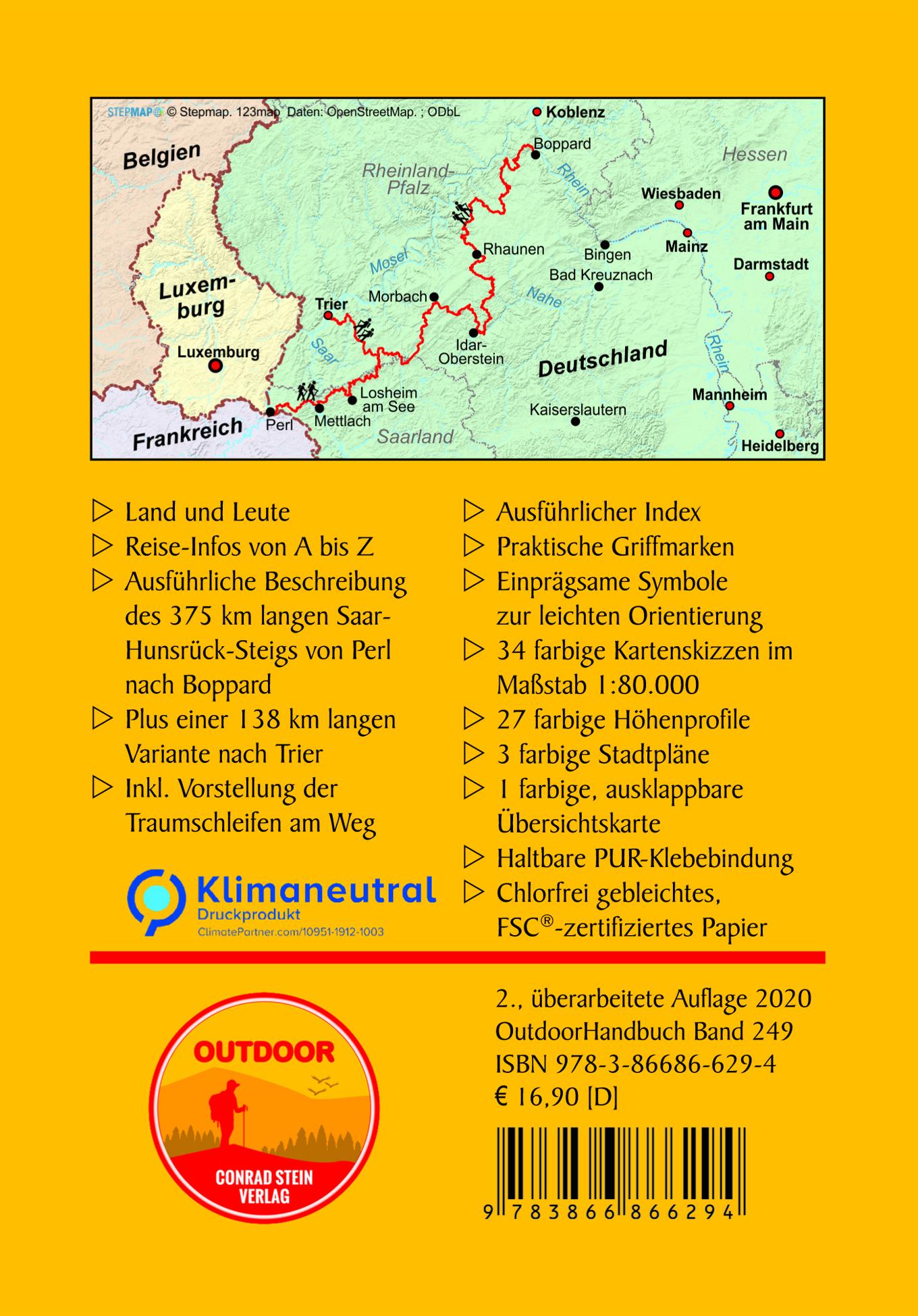 Saar-Hunsrück-Steig von Perl (über Idar-Oberstein) nach Boppard