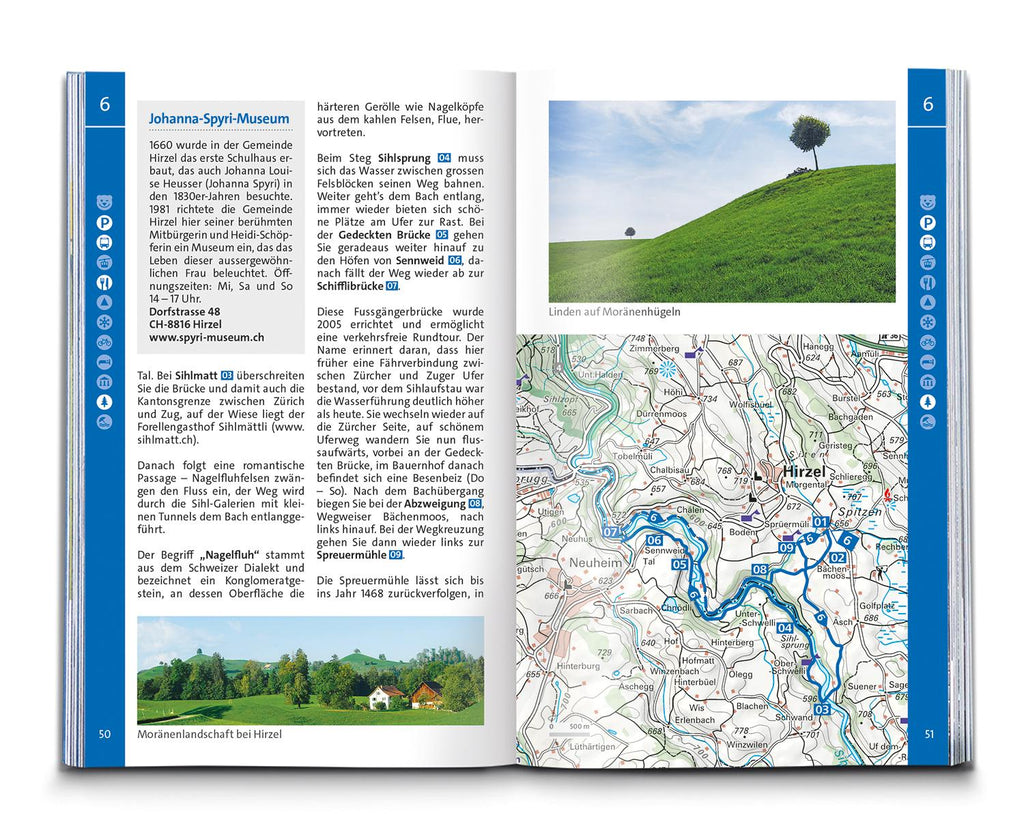 KOMPASS Wanderführer Zürich, Zürichsee, 50 Touren