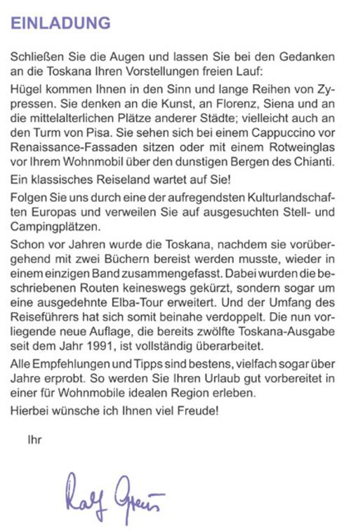 Entdeckertouren mit dem Wohnmobil Toskana und Elba