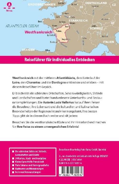 Reise Know-How Reiseführer Westfrankreich