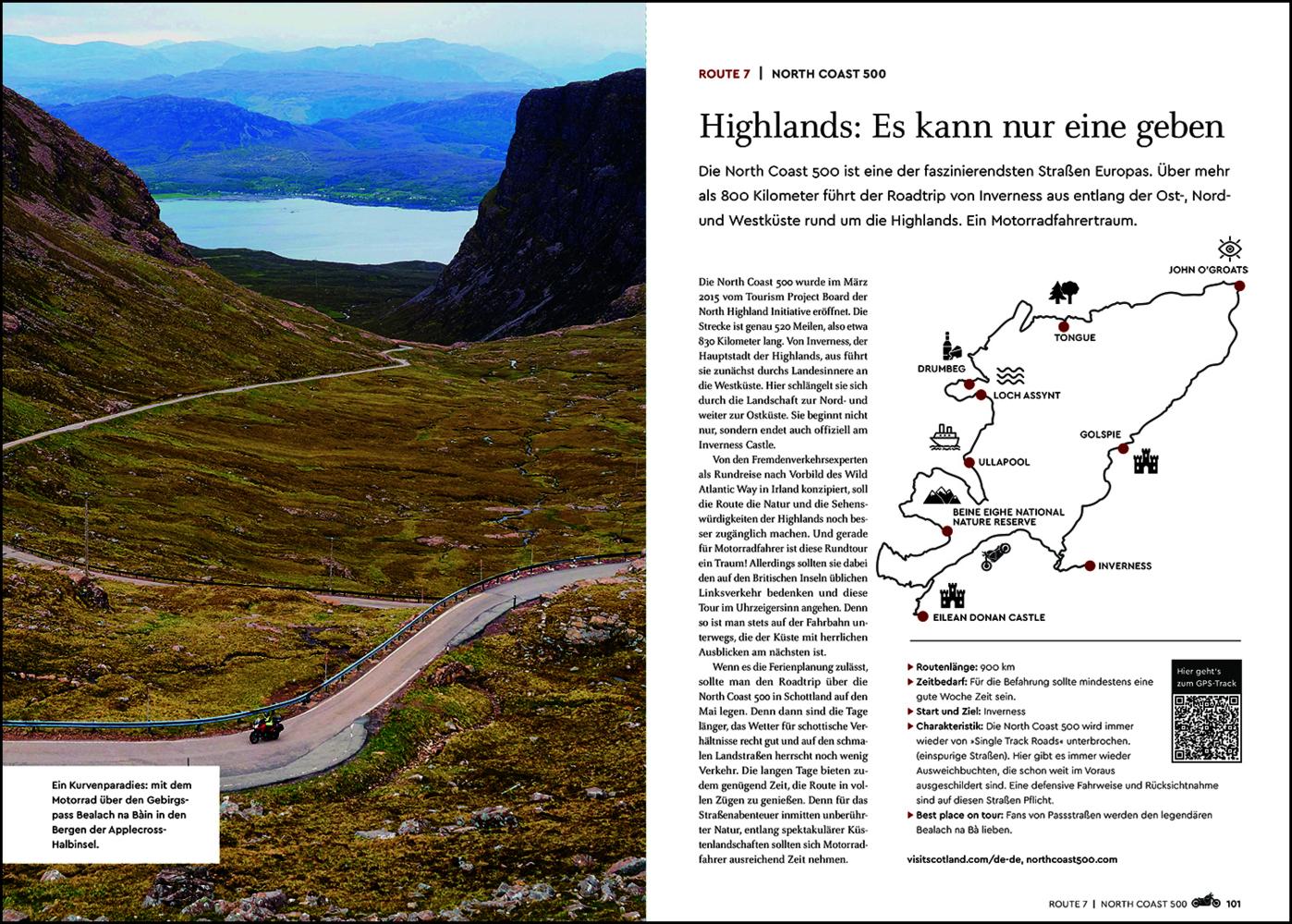 KUNTH Abgefahren, Die schönsten Bikertouren Europas Küsten