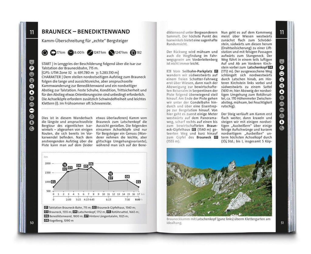 KOMPASS Wanderführer Isarwinkel, Bad Tölz, Lenggries, Walchensee, 60 Touren mit Extra-Tourenkarte