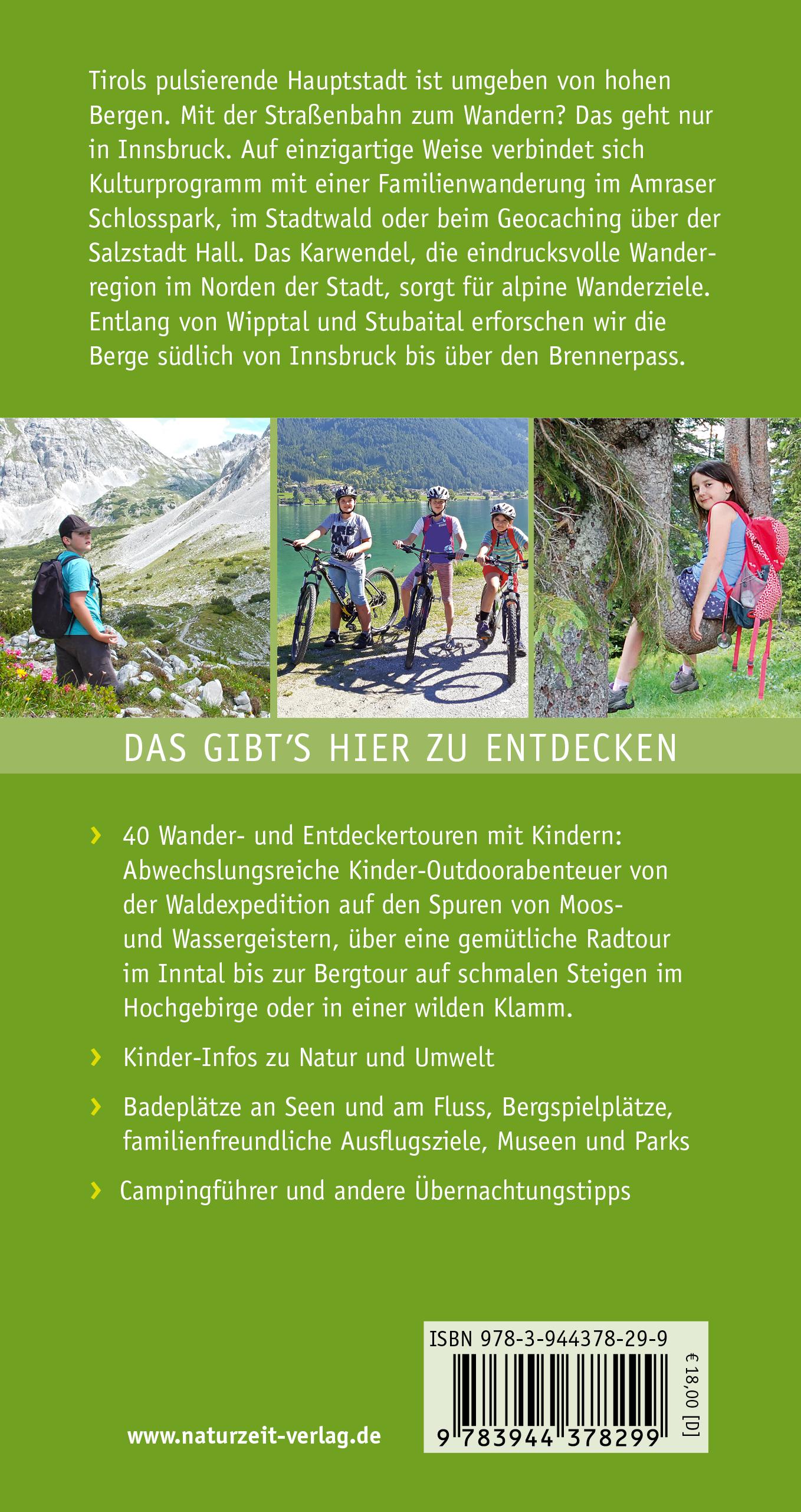 Naturzeit mit Kindern: Rund um Innsbruck