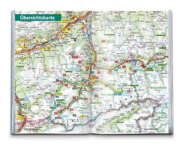 KOMPASS Wanderführer Zillertal, 55 Touren mit Extra-Tourenkarte