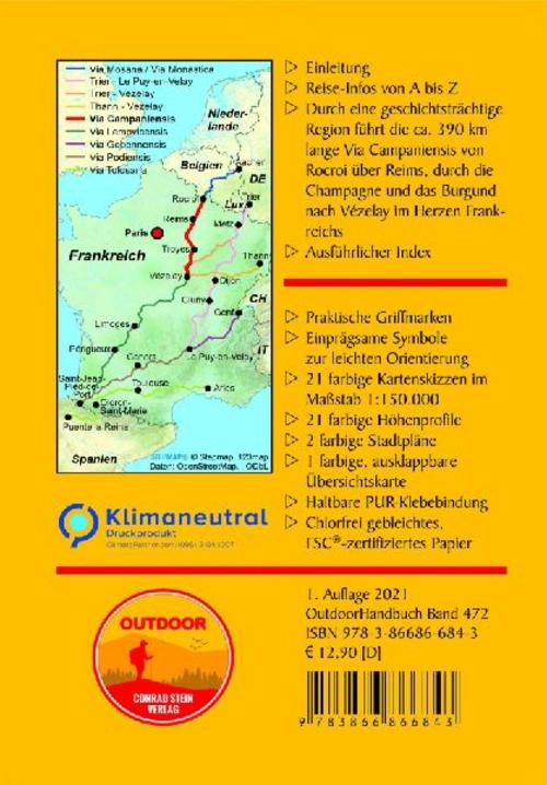 Frankreich: Jakobsweg Via Campaniensis