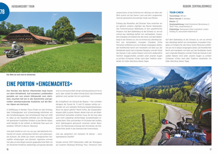 Das große Motorrad-Tourenbuch Alpen