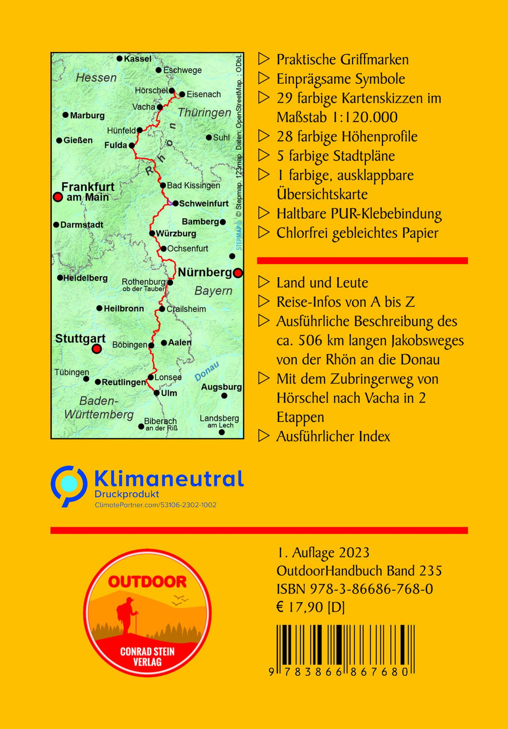 Jakobsweg von der Rhön an die Donau