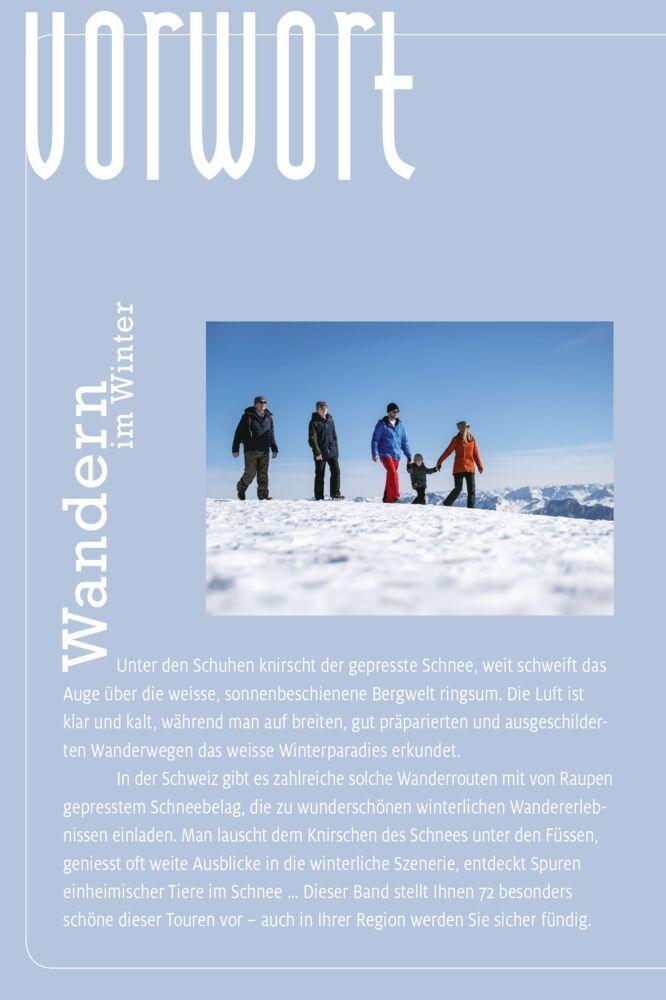 Kümmerly+Frey Erlebnis Schweiz Wandern im Winter - Wanderführer