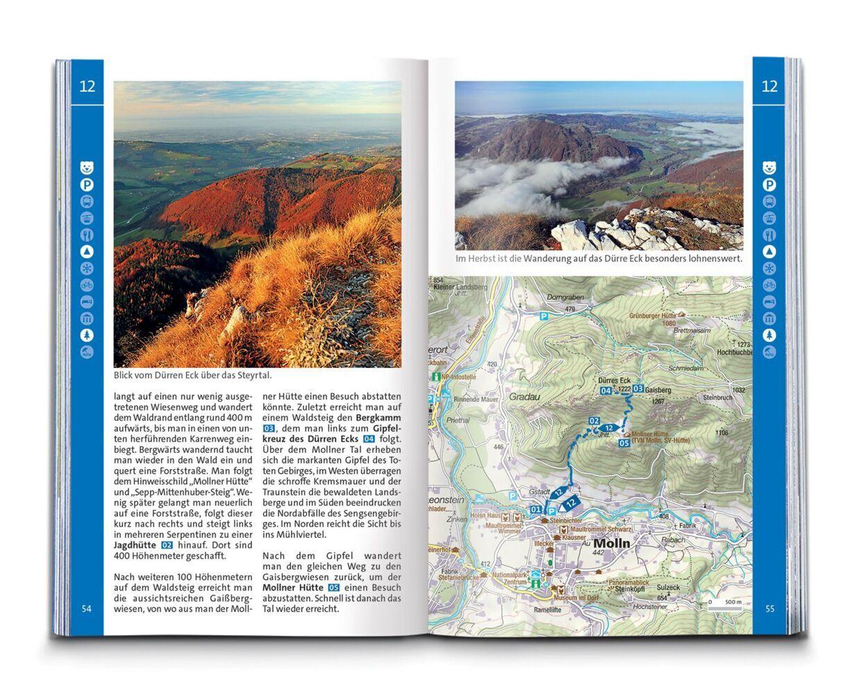 KOMPASS Wanderführer Nationalpark Kalkalpen - Pyhrn-Priel, Enns- und Steyrtal, 56 Touren mit Extra-Tourenkarte