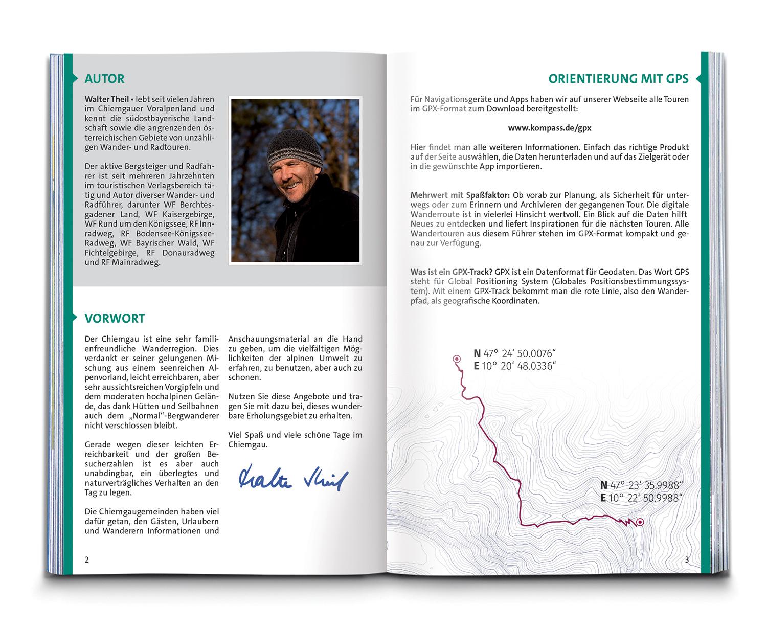 KOMPASS Wanderführer Chiemgauer Alpen, 65 Touren mit Extra-Tourenkarte